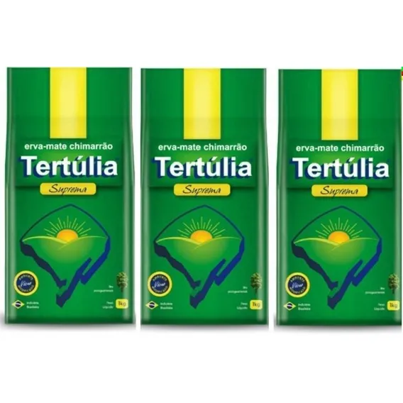 Kit 10 Erva Mate Chimarrão Tertulia Suprema - 1kg Cada Foto 1