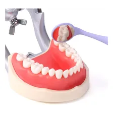 Kit 10 Espelhos Dentista Dupla Face Clínico Odonto Premium Cor Sortidas Foto mini 3
