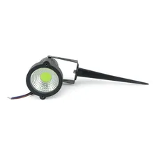 Kit 10 Espeto Luminaria De Jardim Cob Led 5w Cor Da Luz Verde Foto mini  3