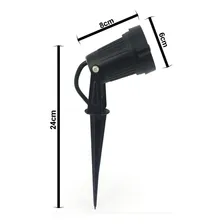 Kit 10 Espeto Luminaria De Jardim Cob Led 5w Cor Da Luz Verde Foto mini  2