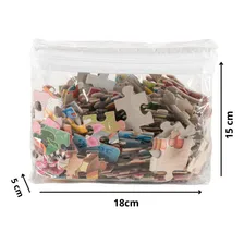Kit 10 Estojo Necessaire Pvc Transparente Tam P Com Zíper Cor 100% Pvc Transparente Foto mini 4