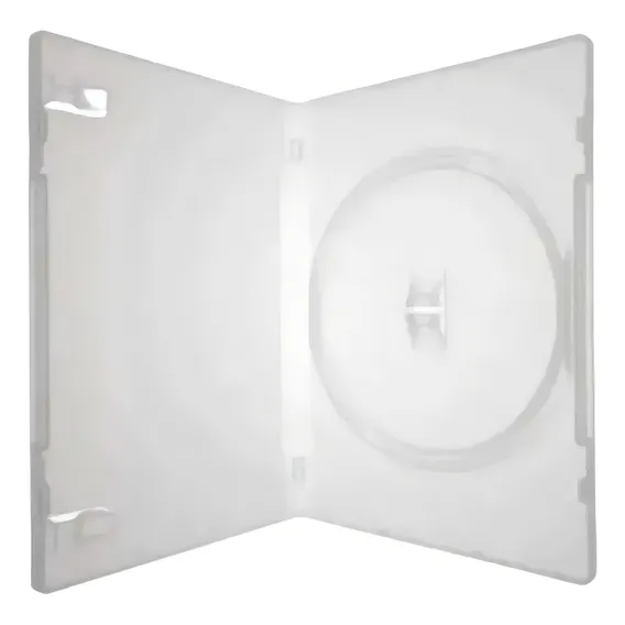 Kit 10 Estojo Transparente Amaray Para Dvd's 14mm Foto 1
