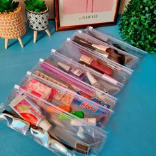 Kit 10 Estojo Zip Zap Cor 10 Unidades Liso Foto mini 3