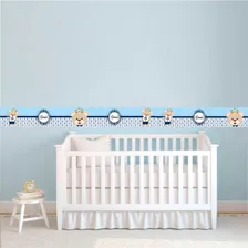 Kit 10 Faixa Decorativa Ursinho PrÃncipe Adesivo Border N Foto mini 2