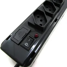 Kit 10 Filtro De Linha Kitec Com 3 Tomadas Diagonais Cor Preto 127V/220V Foto mini 3