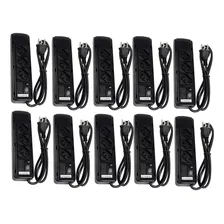 Kit 10 Filtro De Linha Kitec Com 3 Tomadas Diagonais Cor Preto 127V/220V Foto mini 4