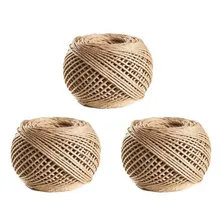 Kit 10 Fio Cordao Rami 2mm Rl 100g Sisal Convite Artesanato Cor Outro Foto mini 1