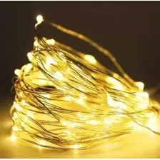 Kit 10 Fio Fada Cordão Luz Decoração Festa 3m 30leds Pilha Foto mini 4