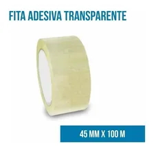 Kit 10 Fita Adesiva 45mm X 100m Transparente - Durex Foto mini  2