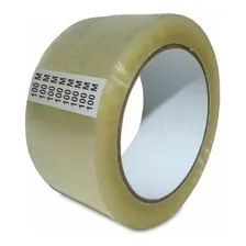 Kit 10 Fita Adesiva 45mm X 100m Transparente - Durex Foto mini  3