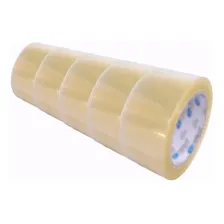 Kit 10 Fita Adesiva 48mm X 100 Metros Transparente Embalagem Foto mini  3