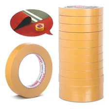 Kit 10 Fita Dupla Face Carpete Tecido Adere 19x30 Carpefix Liso Foto mini 1