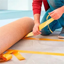 Kit 10 Fita Dupla Face Carpete Tecido Adere 19x30 Carpefix Liso Foto mini 2