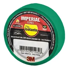 Kit 10 Fita Isolante Imperial Verde 18mm X 20m 3M Foto  mini 1