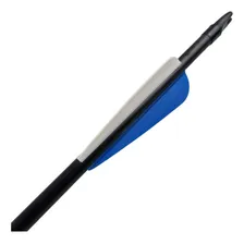 Kit 10 Flechas Ponta Azul Para Arco Fibra De Carbono Foto mini 3