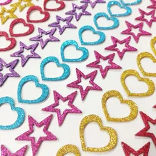 Kit 10 Folhas De Eva Com Glitter 40x60cm Cores Sortidas Foto mini 4