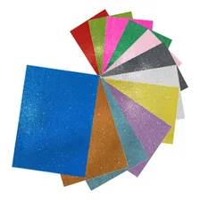Kit 10 Folhas De Eva Com Glitter 40x60cm Cores Sortidas Foto  mini 1