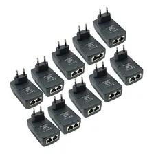 Kit 10 Fonte Poe 24v 1a Access Point Roteador Bivolt Rj 45 Foto mini 3