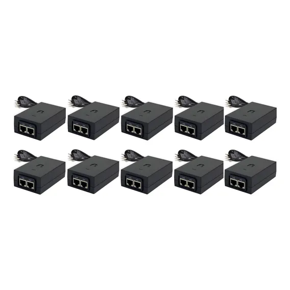Kit 10 Fontes Ubiquiti Poe Poe-24-12w 0.5a 100-240v Foto 1
