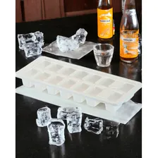 Kit 10 Forma Para Gelo Plástico 14cubos Empilhavél Cor Branco Foto mini  2