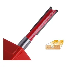 Kit 10 Fresa Reta 1/4 Vídea Acabameto Tupia Broca Escariador Foto mini 4