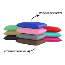 Kit 10 Fronhas Travesseiro Avulsas Várias Cores Foto mini  2