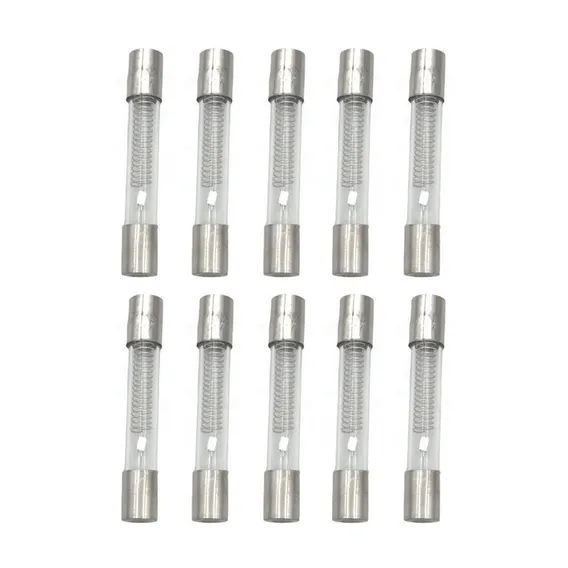Kit 10 Fusível Alta Tensão Microondas 5kv 800ma Vidro Foto 1