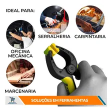 Kit 10 Grampo Garra Com Mola 9 Pol Sargento Para Marcenaria Foto mini  2