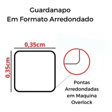 Kit 10 Guardanapos De Tecido 35x35 Cm Atacado Cor Kit 10 Amarelo Foto mini 4