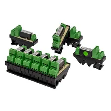 Kit 10 Interface Borne Rele Acoplador Duplo 220vac 8a Foto mini 4