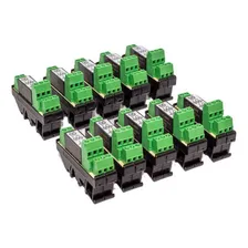 Kit 10 Interface Borne Rele Acoplador Duplo 220vac 8a Foto mini  2