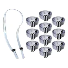 Kit 10 Jugular De Silicone Para Capacete De Segurança Epi Foto  mini 1