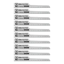 Kit 10 Lâminas Para Serra Tico-tico Pneumática Bimetal 24d Foto mini 1
