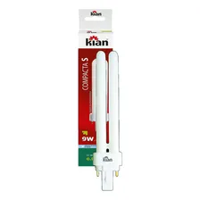 Kit 10 Lampada Compacta S Luminaria Pelicano 9w 2 Pinos Kian Foto  mini 1