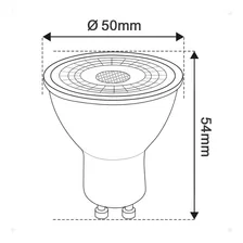 Kit 10 Lâmpada Dicroica Gu10 2700k 6w Foto mini 4