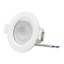 Kit 10 Lâmpada Dicróica Spot Sanca Redondo 3w Branco Quente Luz Branco-quente 127/220v Foto mini 4