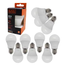 Kit 10 Lampada Led 11w Bulbo A60 E27 Black Decker Bda-1000 Foto mini 1