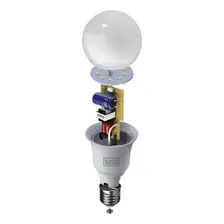 Kit 10 Lampada Led 11w Bulbo A60 E27 Black Decker Bda-1000 Foto mini 2