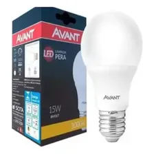 Kit 10 Lampada Led 15w E27 Inmetro Avant Bulbo Bivolt Modelo Branco Frio Foto mini 3