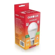 Kit 10 Lâmpada Led 20w Superled 6500k Branca Ourolux Cor da luz Branco-frio 110V/220V (Bivolt) Foto mini  3