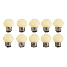 Kit 10 Lampada Led Bolinha 3w Branco Quente Espelho Abajur Luz Lampada branco-quente 110V Foto mini 4