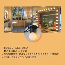 Kit 10 Lampada Led Bolinha 3w Branco Quente Espelho Abajur Luz Lampada branco-quente 110V Foto mini 2