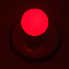 Kit 10 Lampada Led Bulbo A60 7w E27 Vermelha Bivolt Foxlux Foto mini  2