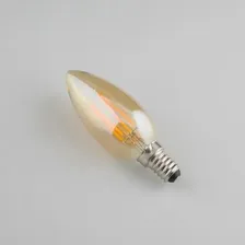 Kit 10 Lâmpada Led Filamento Vela Chama 4w E14 2200k Luz Branco-quente 220v Foto mini  2