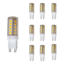 Kit 10 Lâmpada Led Halopim G9 Lustres E Pendentes 3w 3000k Luz Branco-quente Foto  mini 1