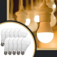 Kit 10 Lâmpadas Bulbo Led 15w Luz Amarela - Empalux Foto mini  3
