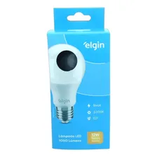 Kit 10 Lâmpadas Led 12w 3000k Branca Morna Elgin Foto mini  2
