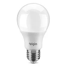 Kit 10 Lâmpadas Led 12w Bulbo Bivolt Branca Fria 6500k Elgin Foto mini  2
