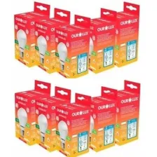 Kit 10 Lampadas Led 12w Ourolux Bivolt Branca 6500k Foto mini 1