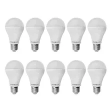 Kit 10 Lampadas Led Bulbo 9w Superled Ouro Biv 6500k Ourolux Luz Branco-frio 127/220V Foto mini 2